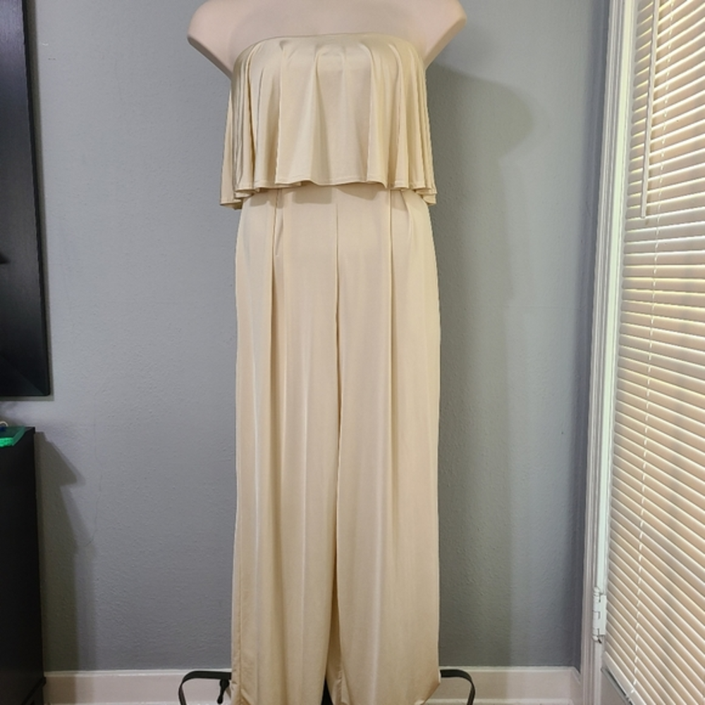 Asos Strapless Ruffle Jumper‎ Size 10